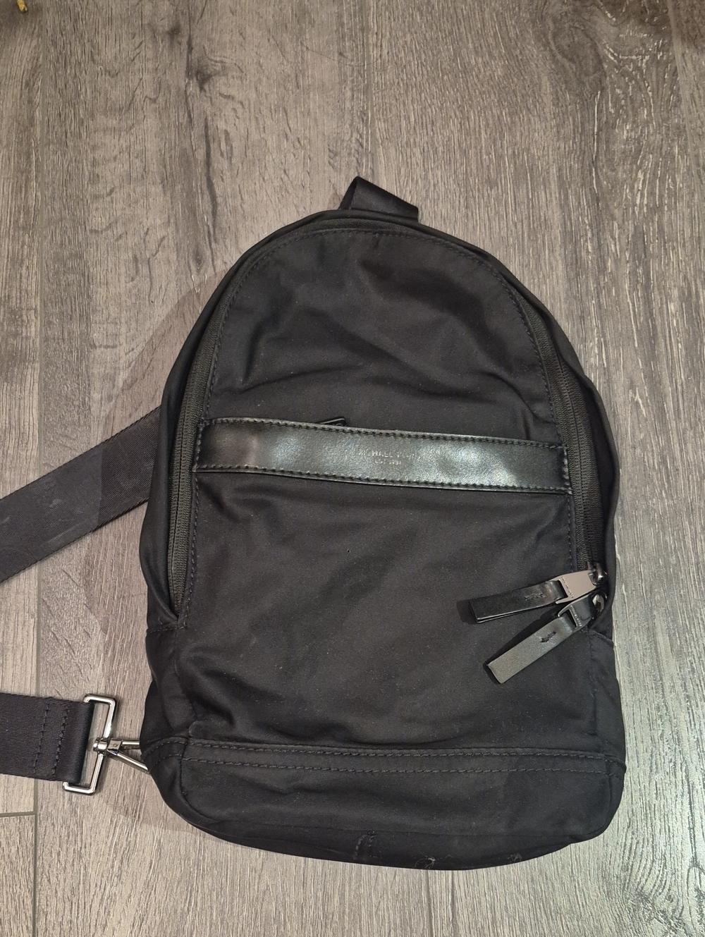 Micheal Kors Black Men's Sling Backpack - CrossBody Style Bag
